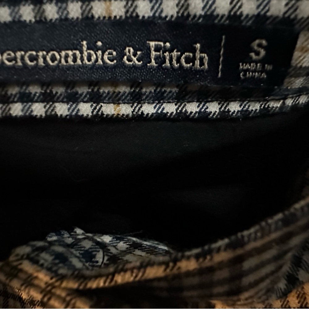 Abercrombie and Fitch Y2K Plaid Button-Front Mini Skirt Sz S - Picture 5 of 8